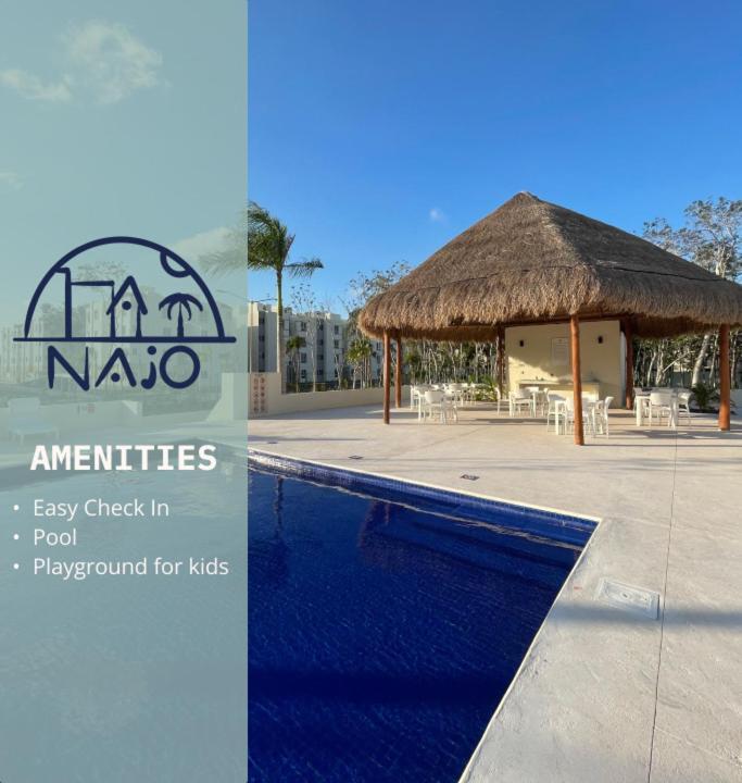 فيلا Zamna Tulum 2Br W/Pool & Wifi المظهر الخارجي الصورة